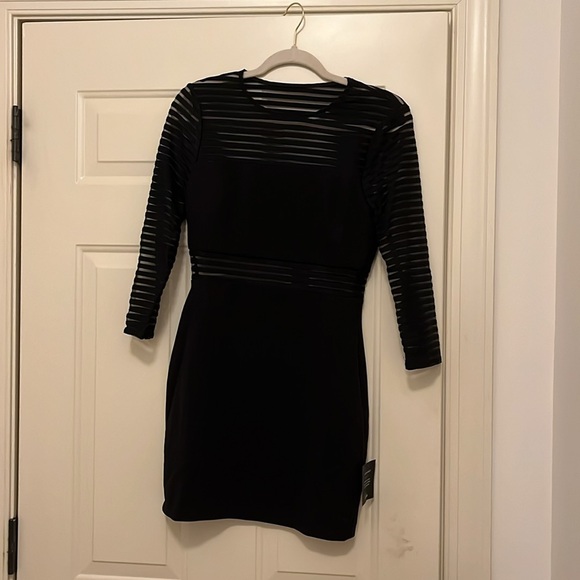 Perfect Mesh Black Bodycon Dress/NWT/S - Picture 14 of 16